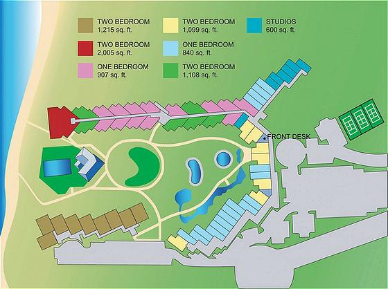 kaanapali shores property map